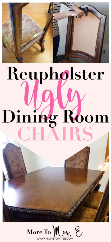 Dining Chair Foam Replacement- Do it yourself