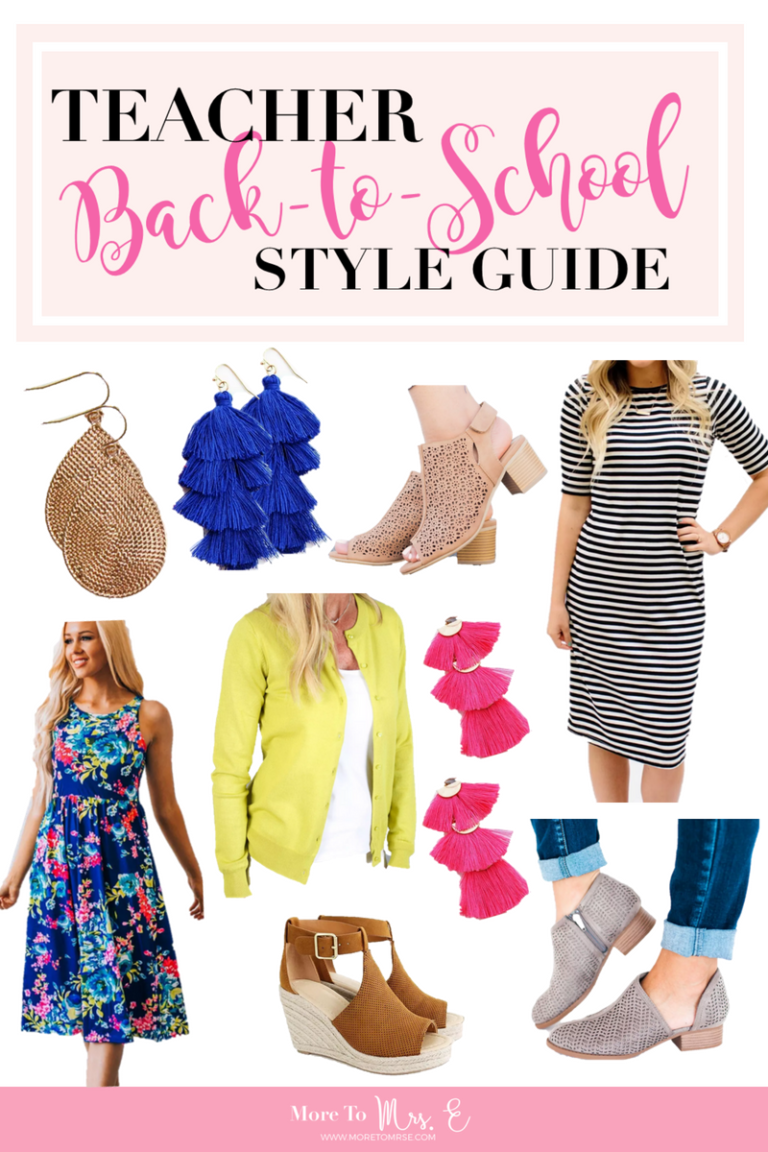 BacktoSchool Teacher Style Guide More to Mrs. E